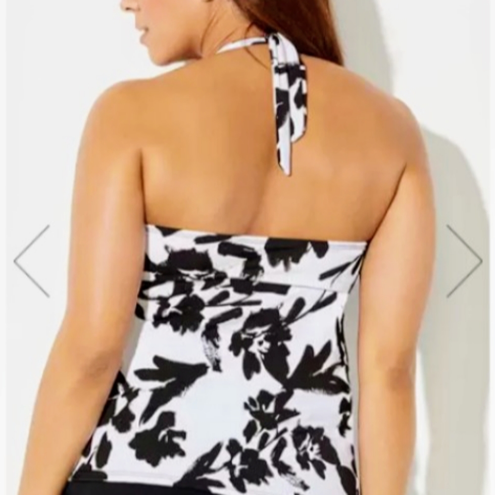 Plus size swim top